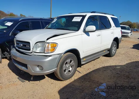2004 Toyota Sequoia Sr5 V8 from USA, damaged, VIN 5TDZT34A14S212329